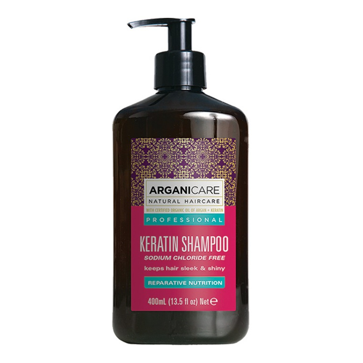 Arganicare Keratin szampon do włosów z keratyną 400ml