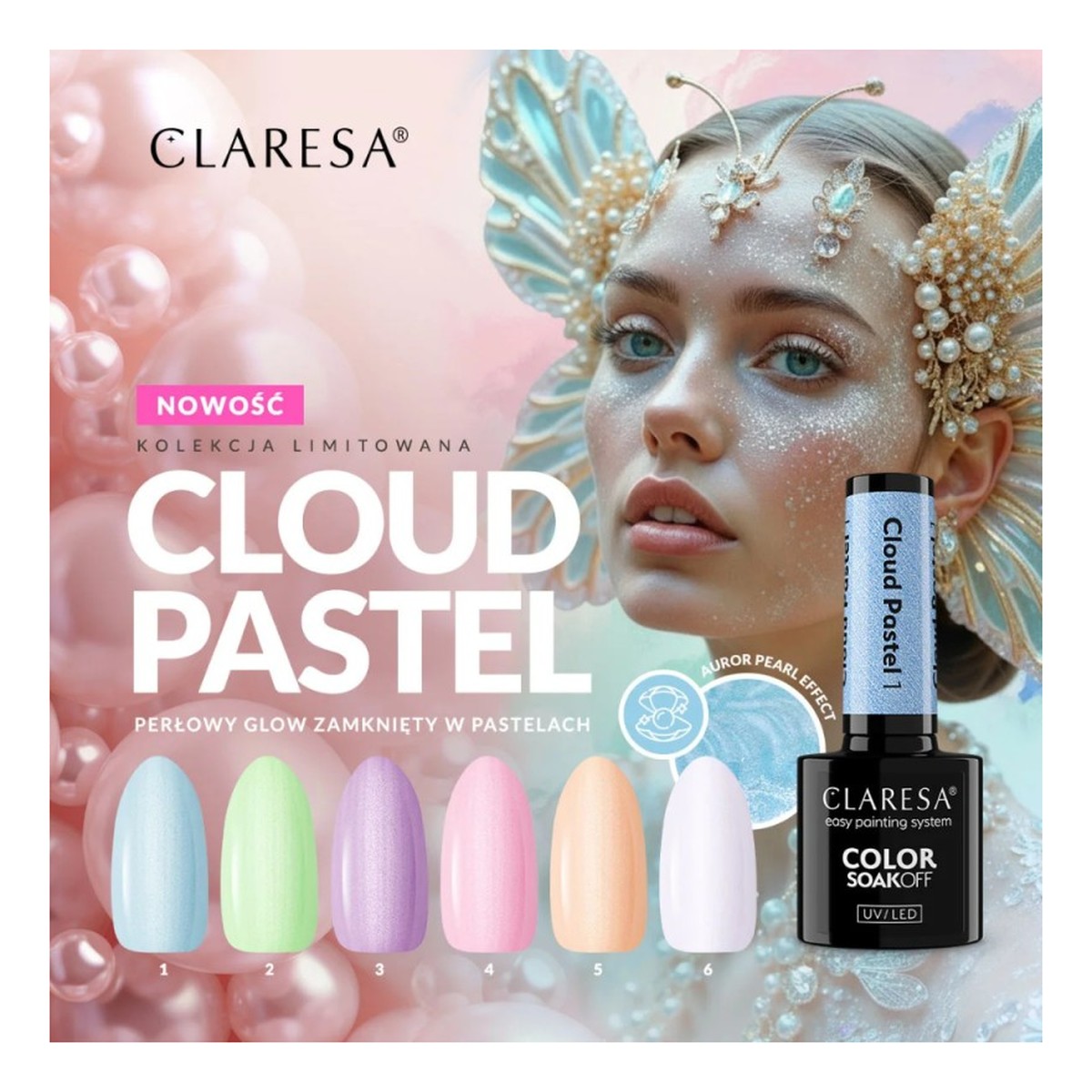 Claresa Cloud Pastel Lakier Hybrydowy 5g