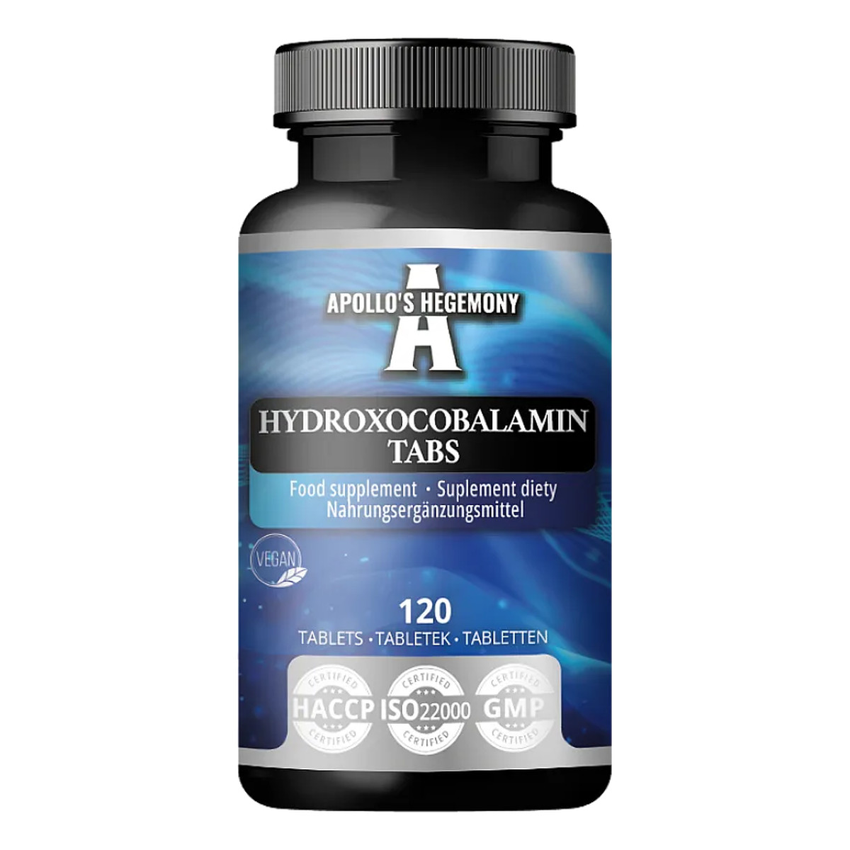 Apollo's Hegemony Hydroxocobalamin Tabs Suplement diety 120 tabletek