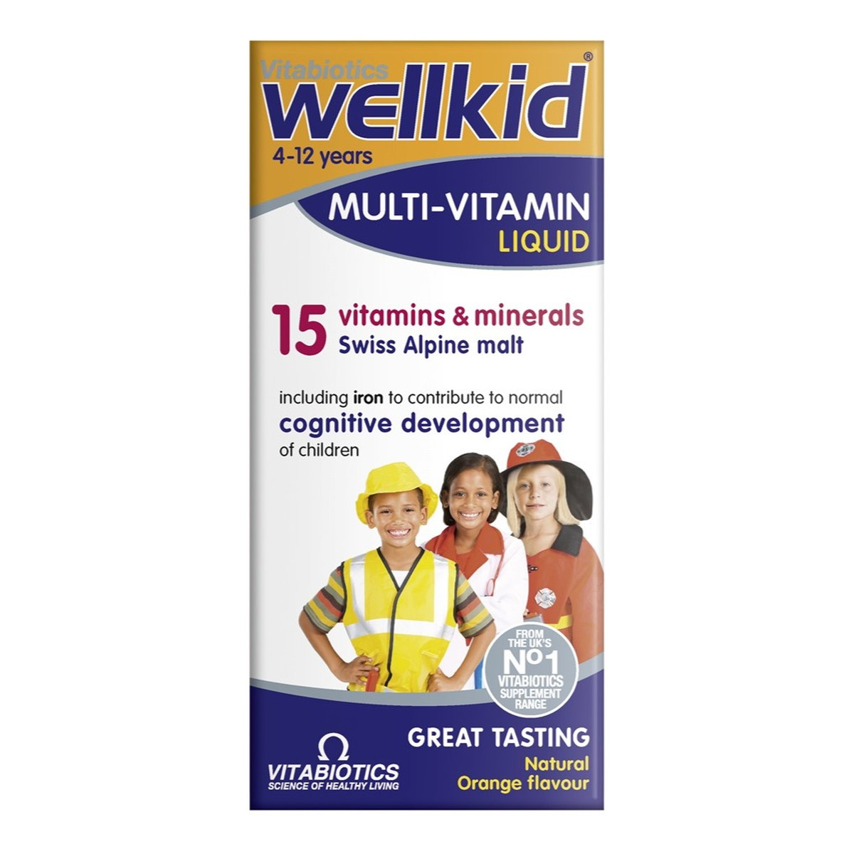 Vitabiotics Wellkid multi-vitamin liquid multiwitamina w płynie suplement diety 150ml