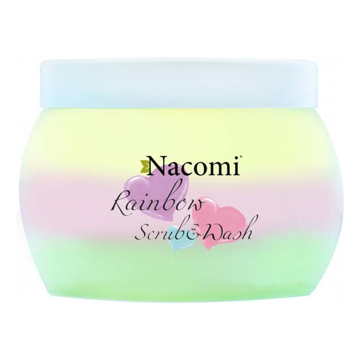 Nacomi Rainbow Tęczowa pianka złuszczająca do ciała 200ml