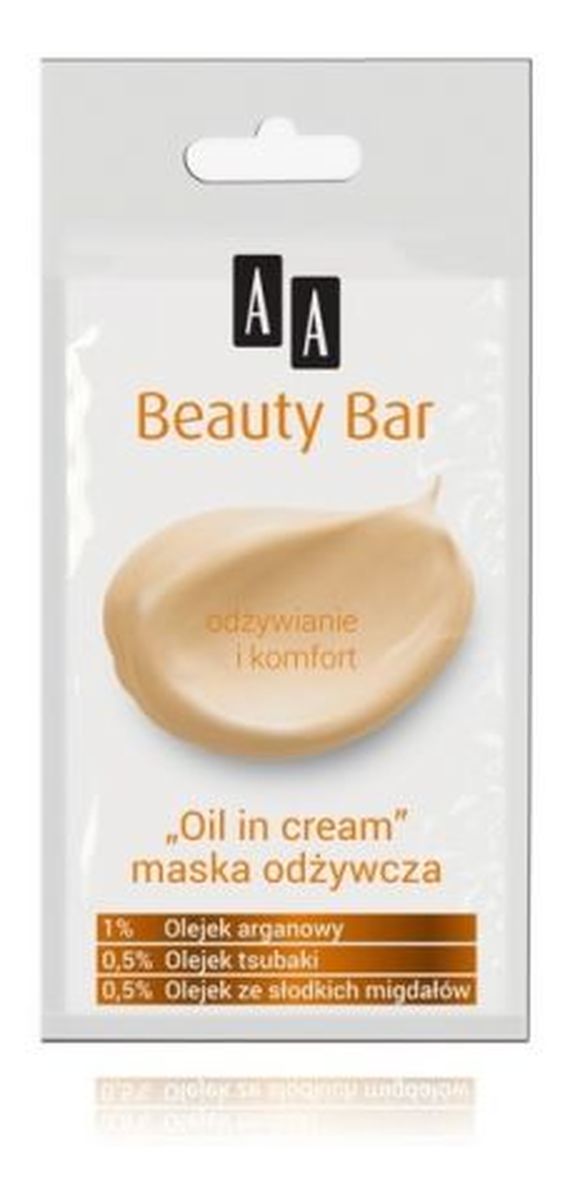 AA Beauty Bar Maska odżywcza "Oil in Cream"