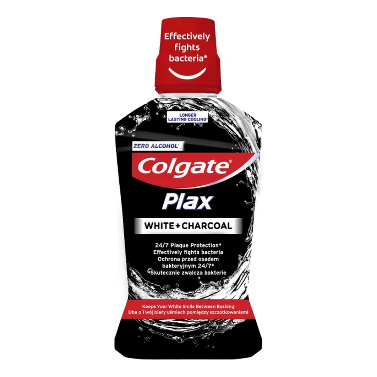 Colgate Plax White+Charcoal Płyn do płukania ust 500ml