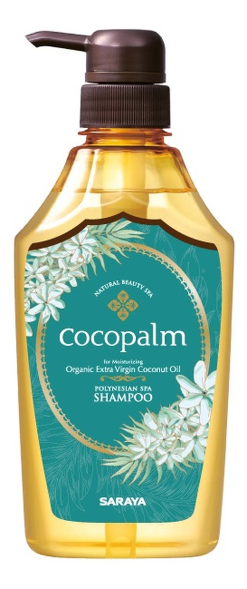 Szampon do włosów z organicznym olejem kokosowym i gardenią tahitańską