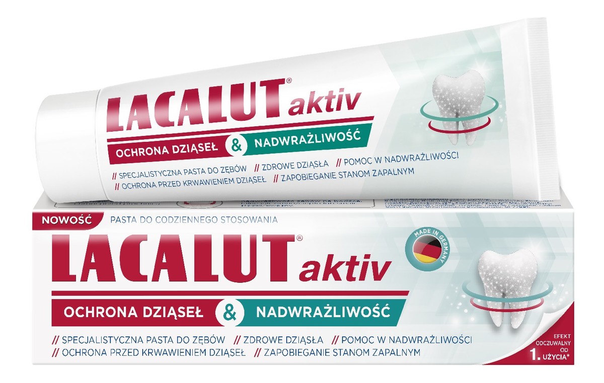 Pasta do zębów Activ & Sensitiwe ochrona dziąseł i nadwrażliwość