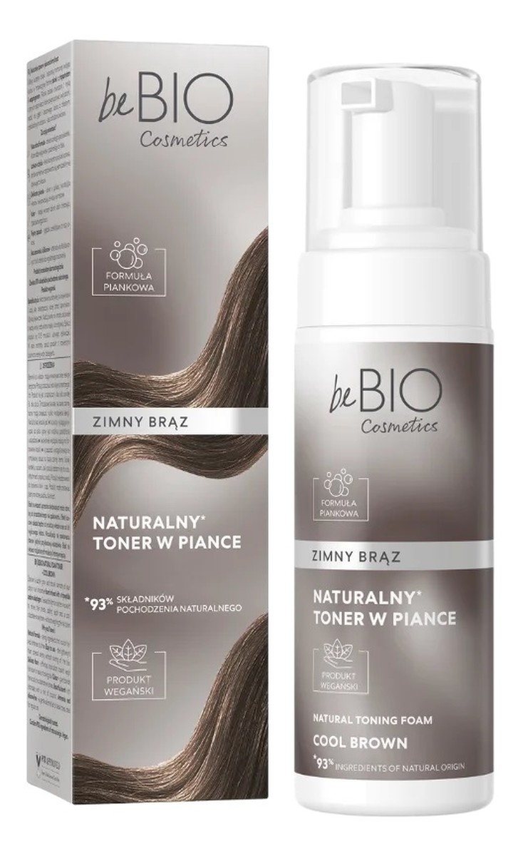 Naturalny Toner w piance Zimny Brąz