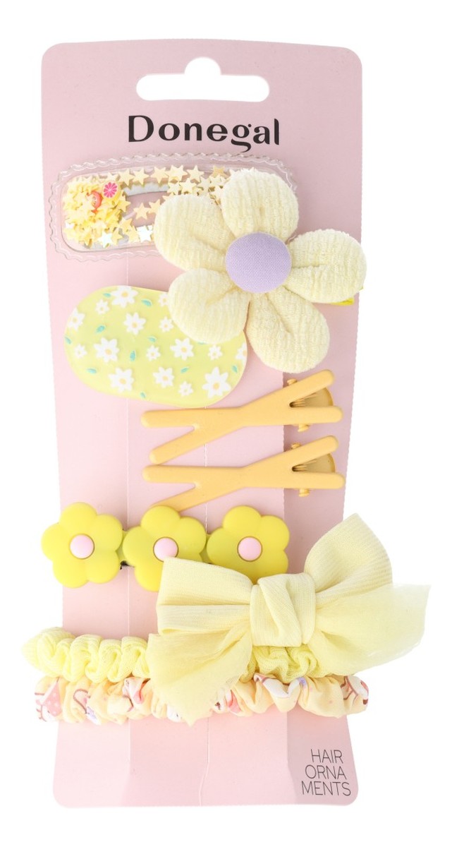 Zestaw spinek do włosów pastel-mix kolorów i wzorów (fa-5775)