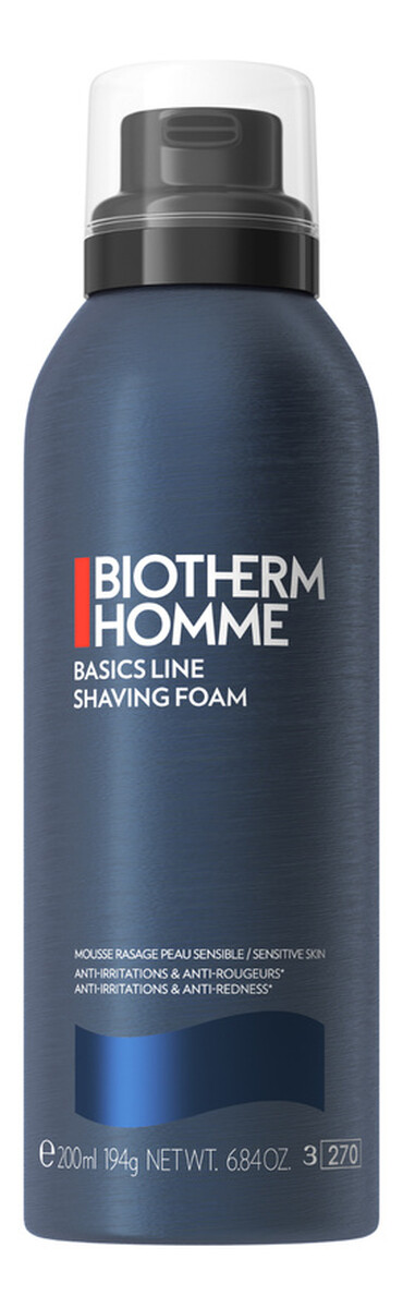 Homme shaving foam pianka do golenia dla skóry wrażliwej