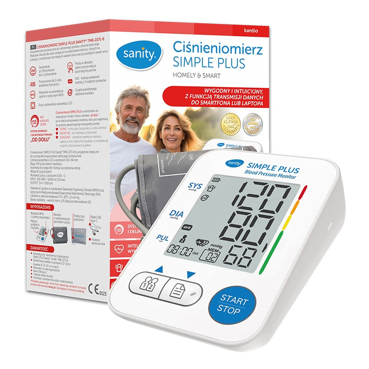 Sanity Simple plus ciśnieniomierz z zasilaczem tmb-2271-b