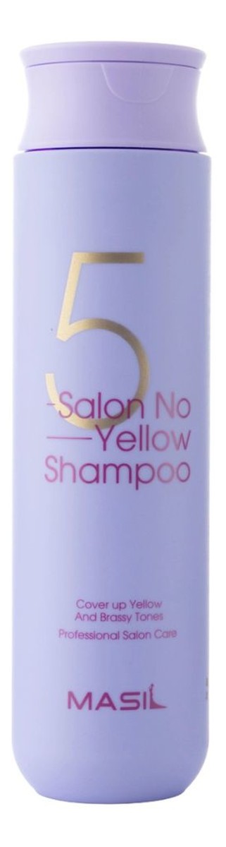 5 salon no yellow shampoo szampon tonujący do rozjaśnionych włosów