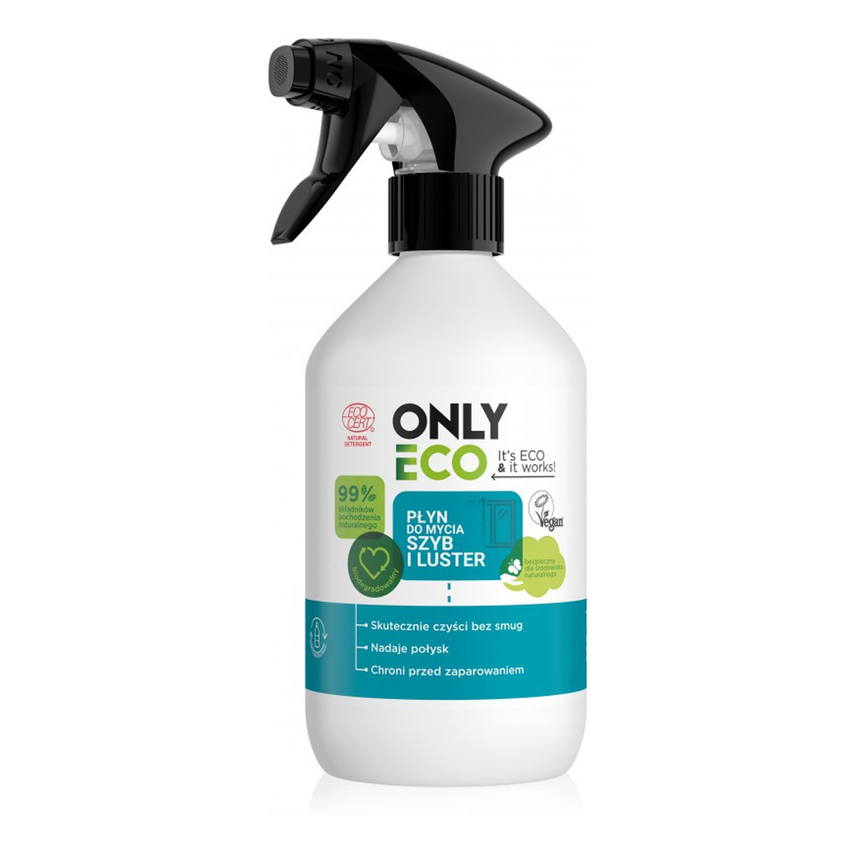 OnlyEco Płyn do mycia szyb i luster 500ml