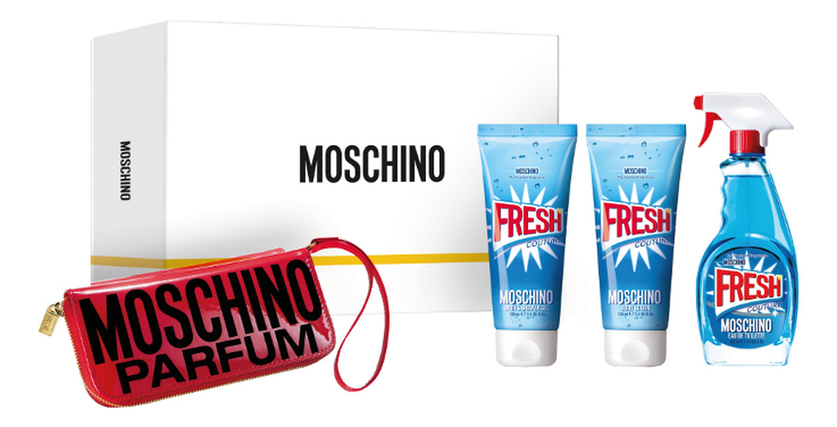 zestaw (woda toaletowa 100ml + balsam do ciała 100ml + żel pod prysznic 100ml + zestaw do manicure)