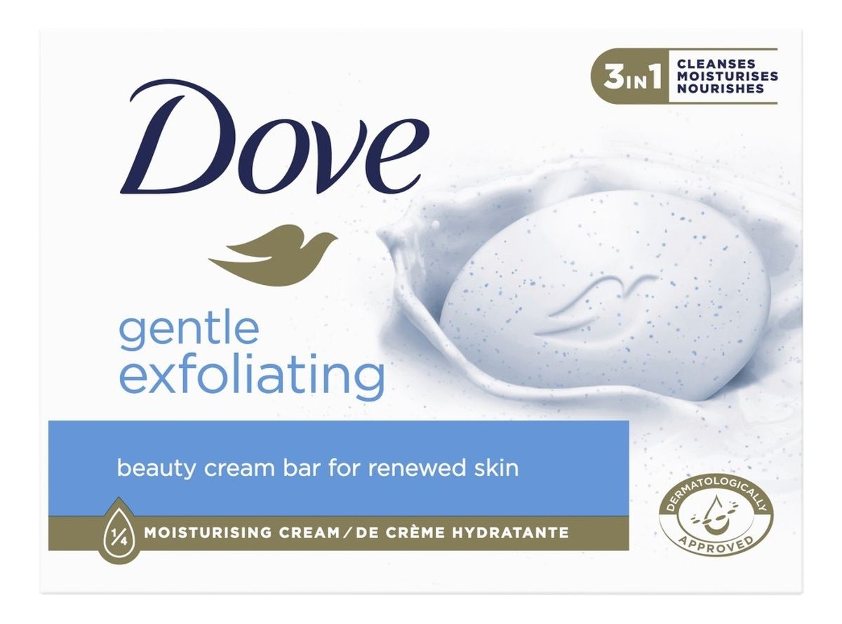 Delikatnie Złuszczające Mydło w kostce 3in1 - Gentle Exfoliating