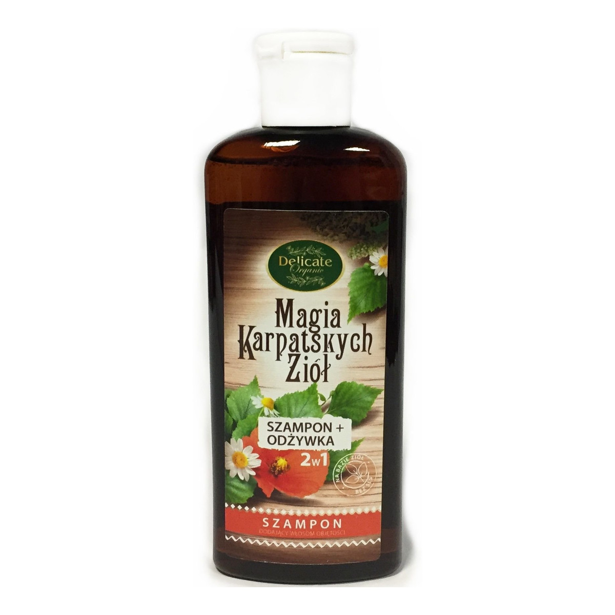 Delicate Organic Magia Karpackich Ziół szampon dodający objętości 250g