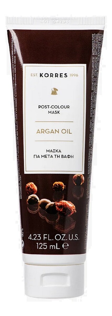Argan oil post-colour mask maska do włosów farbowanych