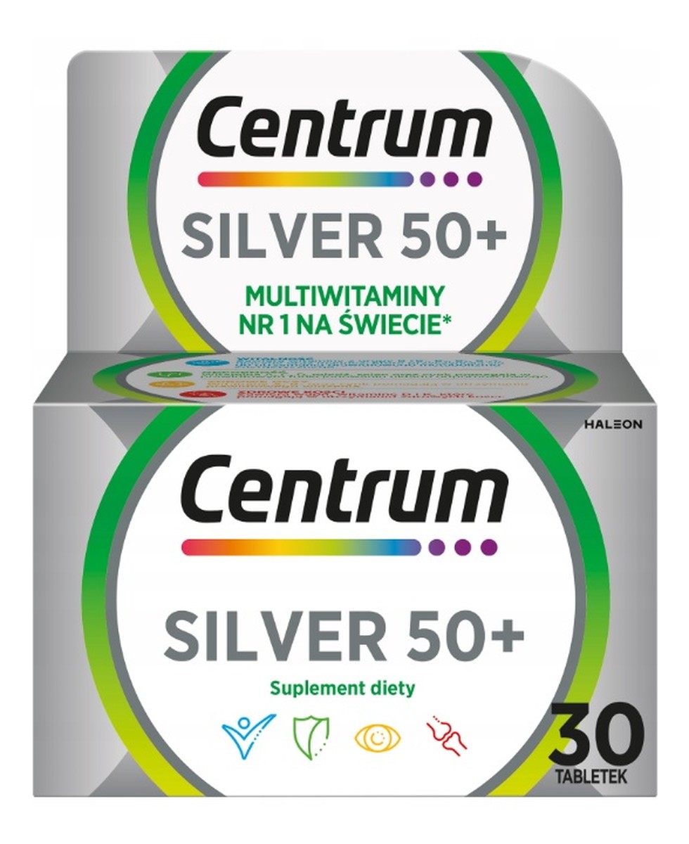 Silver 50+ multiwitaminy suplement diety 30 tabletek