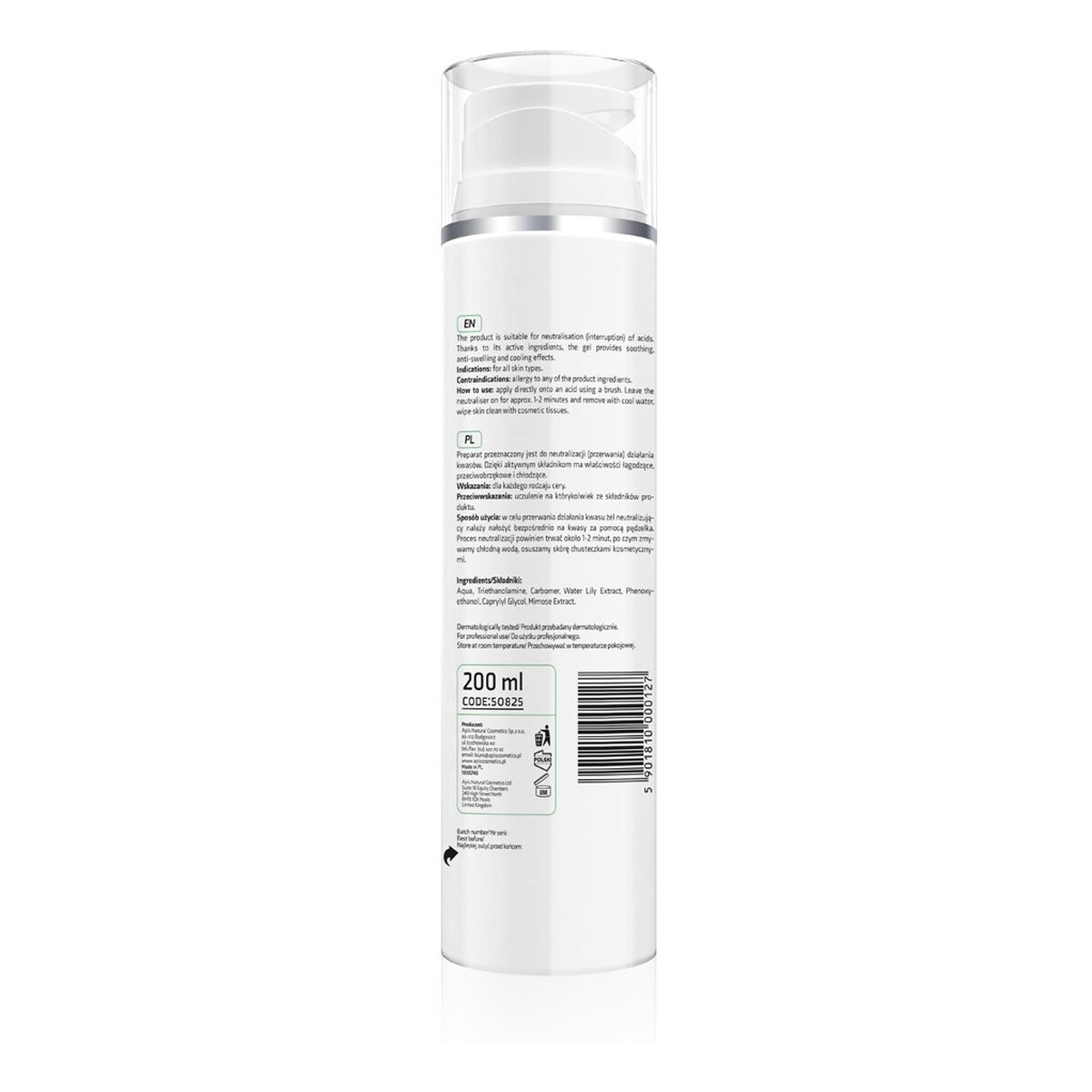 Apis Acid Neutralising Gel żel neutralizujący (chłodzący) kwasy 200ml