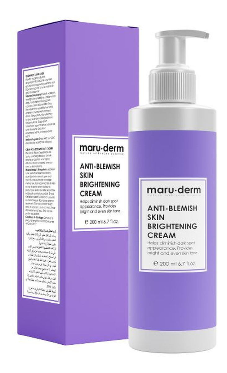 Krem ​​do twarzy rozjaśniający i wyrównujący koloryt skóry