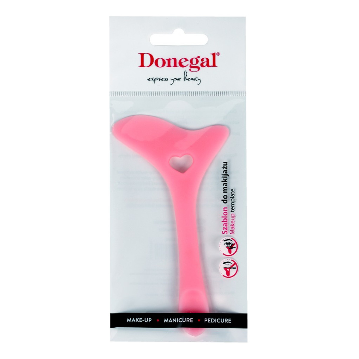 Donegal Aplikator - szablon silikonowy do makijażu oczu i ust