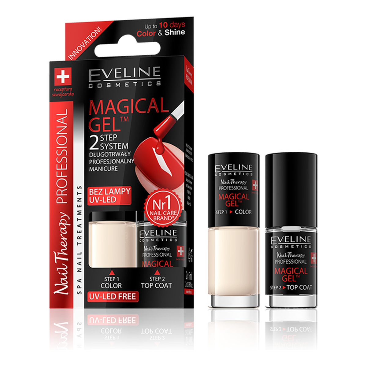 Eveline Magical Gel 2 Stopniowy System Żelowego Manicure 10ml