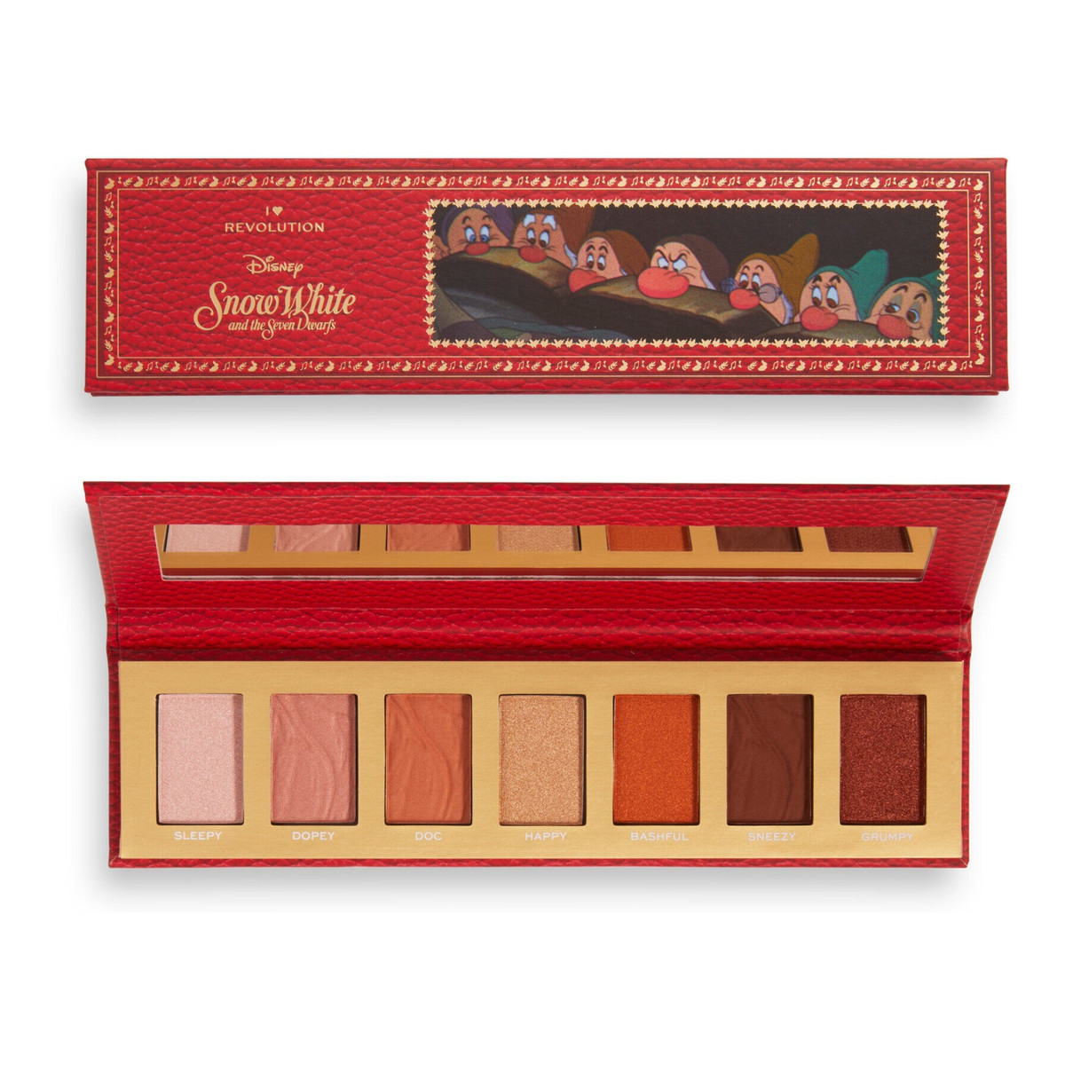 Makeup Revolution I Heart Revolution Disney Fairytale Books Paletka cieni do powiek Mini Snow White Seven Dwarfs