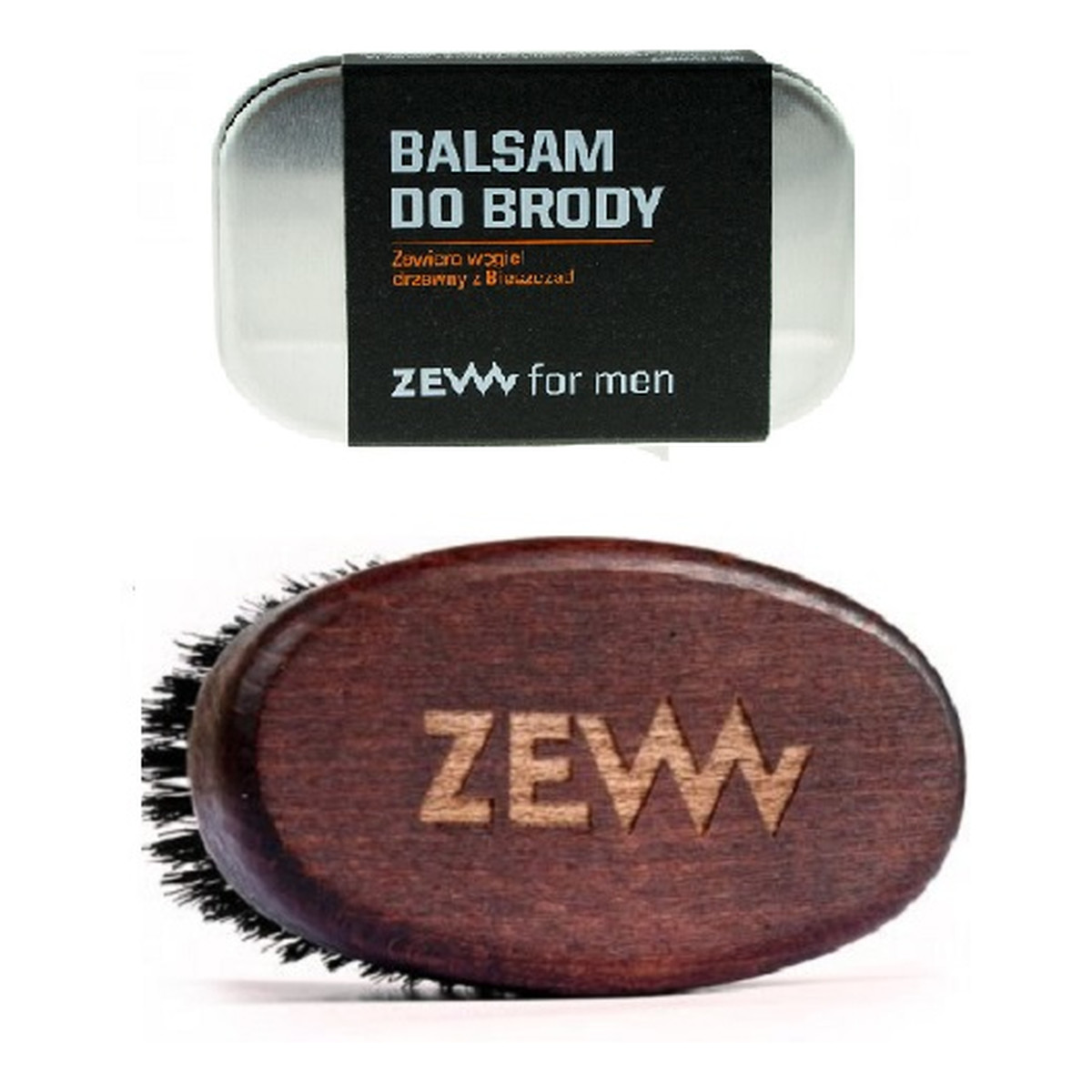 Zew For Men Stylowy Brodacz balsam do brody 80ml + Szczotka Brodacza do profesjonalnej pielęgnacji zarostu