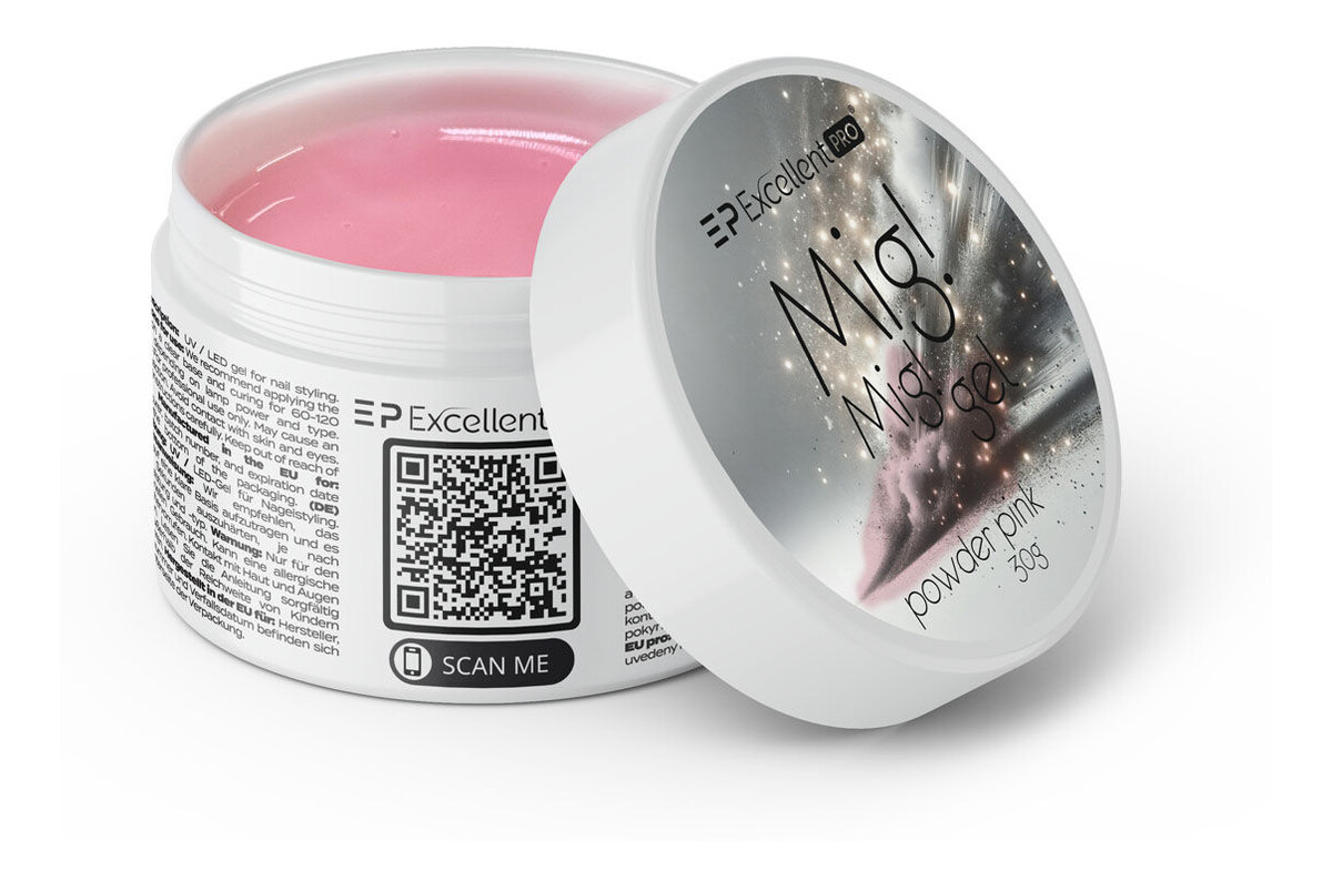 Żel budujący powder pink