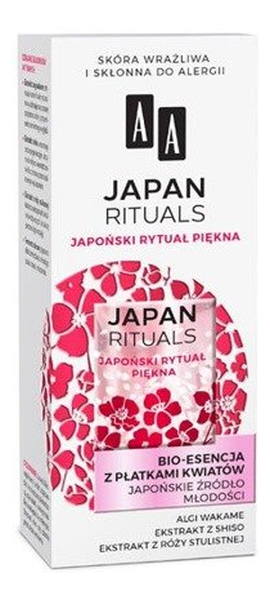 Bio-Esencja z płatkami kwiatów - japońskie źródło młodości