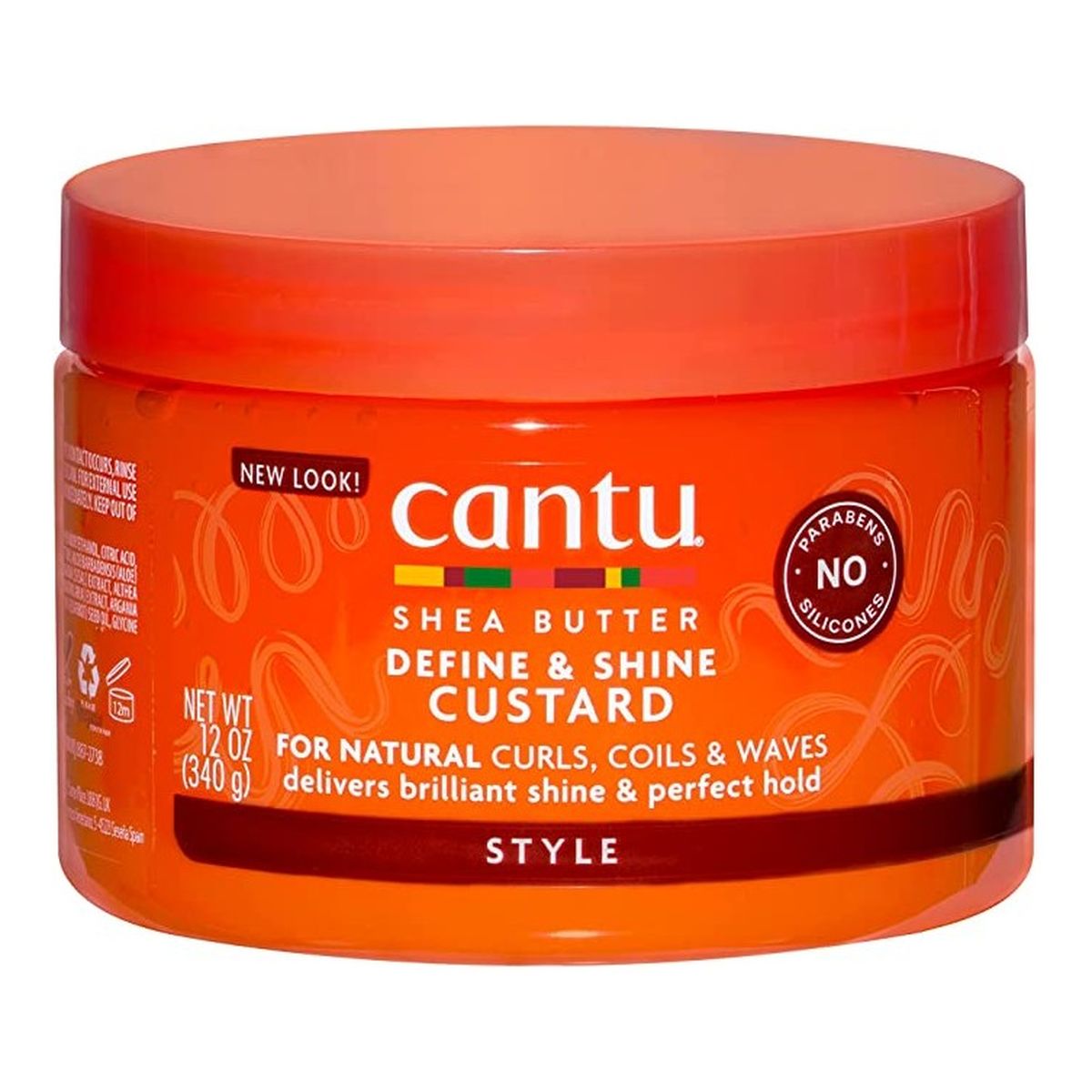 Cantu Shea Butter Shea Butter Natural Hair Krem Definiujący Do Włosów Kręconych I Loków Define Shine Custard 340g