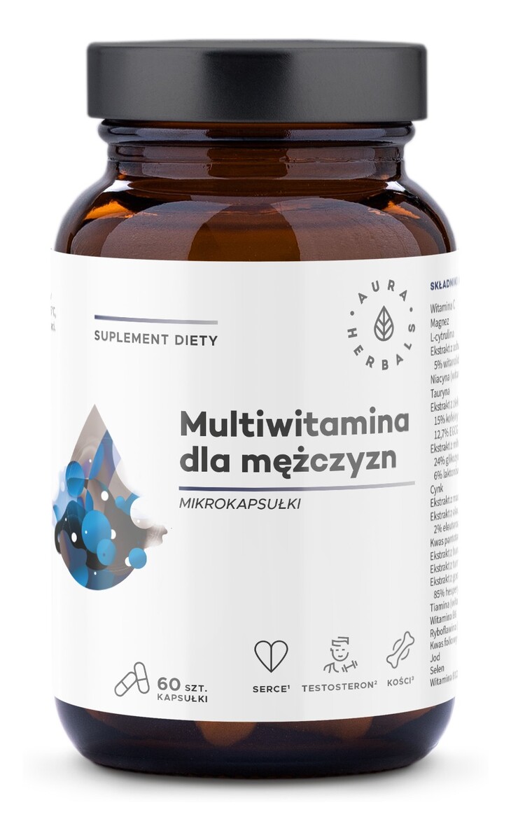 Multiwitamina dla mężczyzn 60 kapsułek