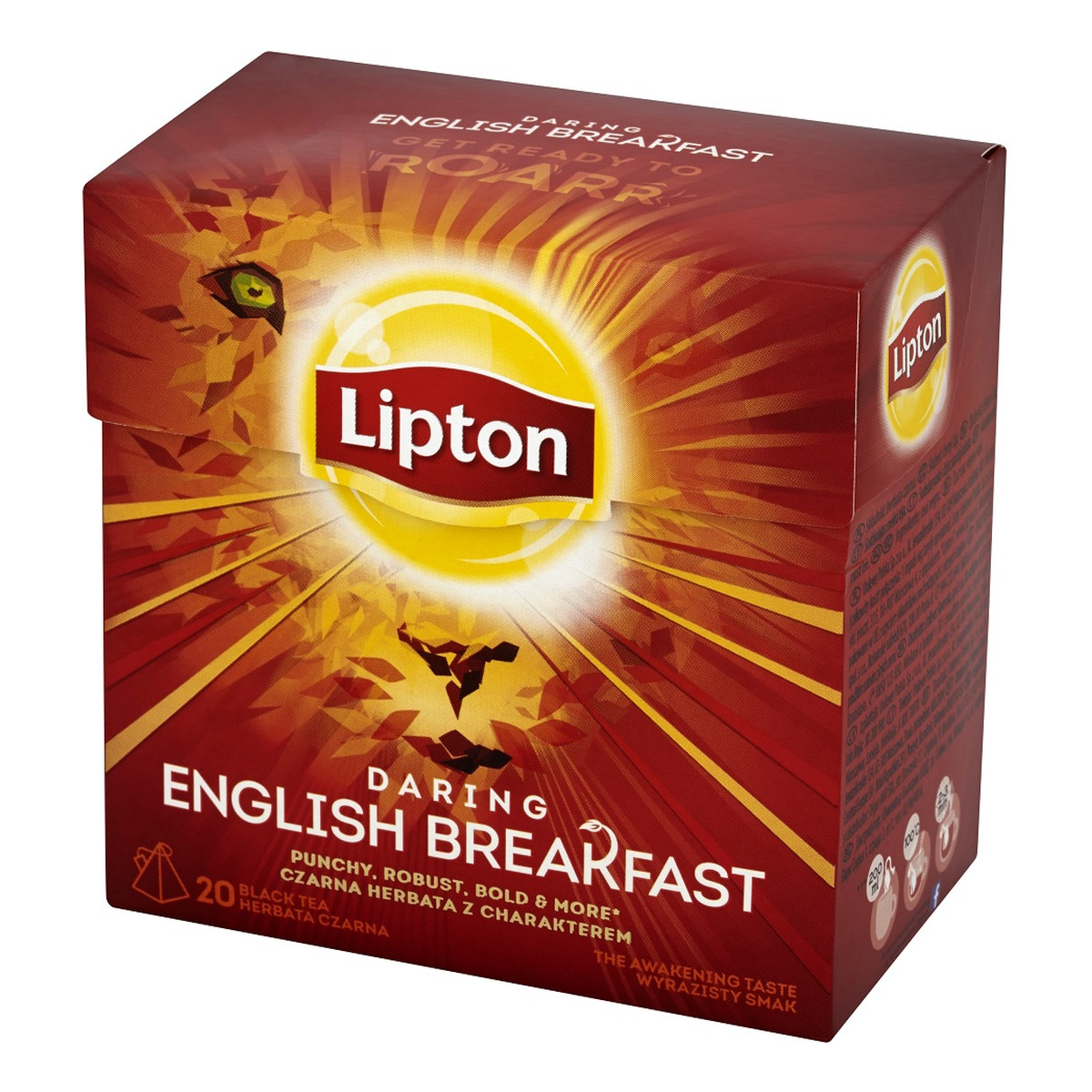 Lipton Daring english breakfast herbata czarna 20 piramidek 36g