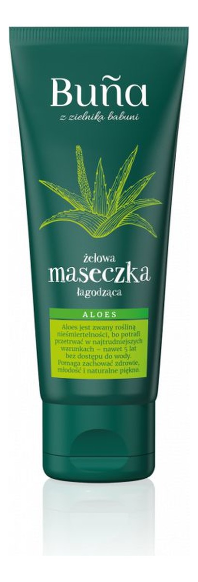 żelowa maseczka łagodząca do twarzy