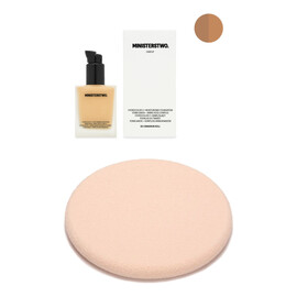 Naturalny podkład do twarzy Cinnamon Rol (60) + Donegal Gąbeczka do podkładu lateksowa