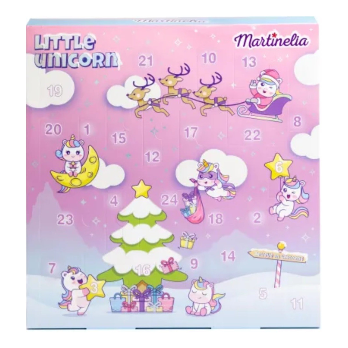 Martinelia Little Unicorn Kalendarz adwentowy dla dzieci 3+