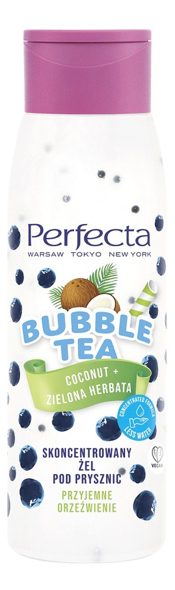 skoncentrowany Żel pod prysznic coconut & zielona herbata