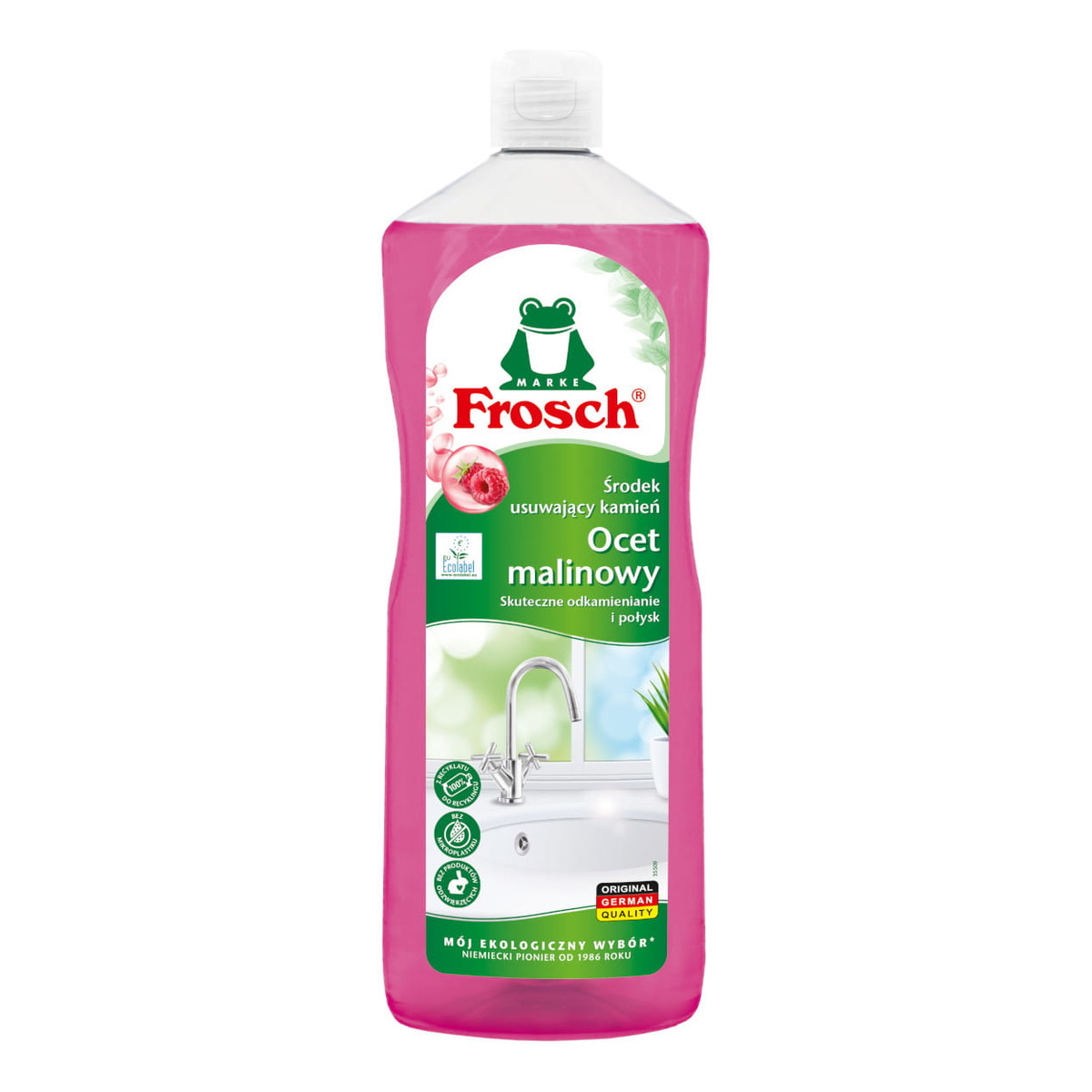 Frosch Płyn do usuwania kamienia Ocet Malinowy 1000ml