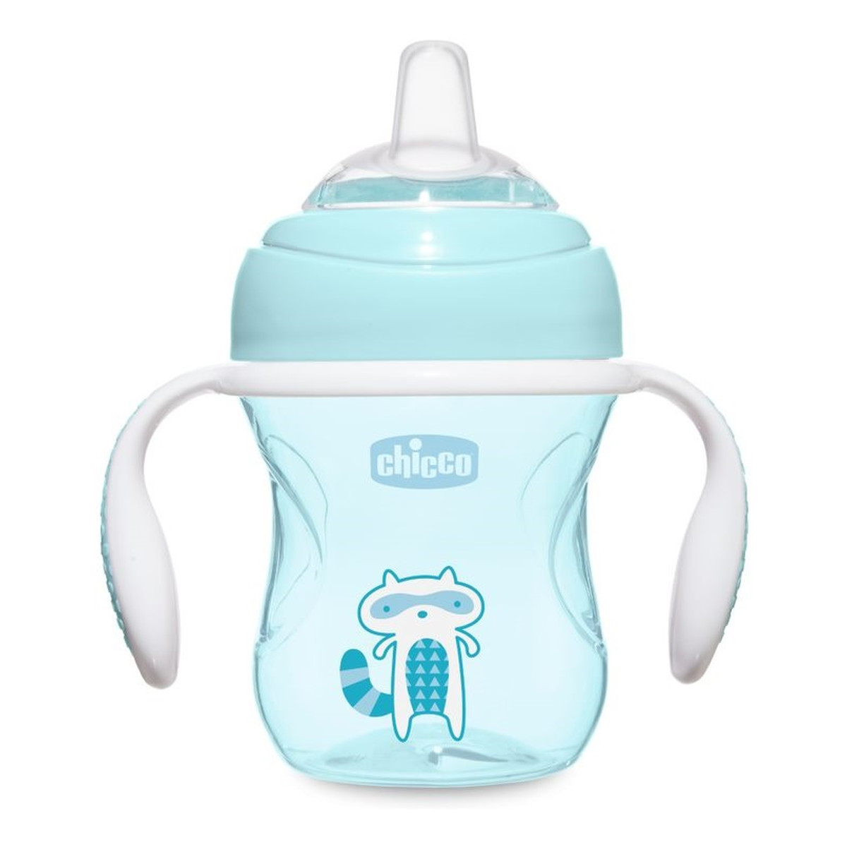 Chicco Transition cup pierwszy kubek treningowy z miękkim ustnikiem 4m+ boy 200ml