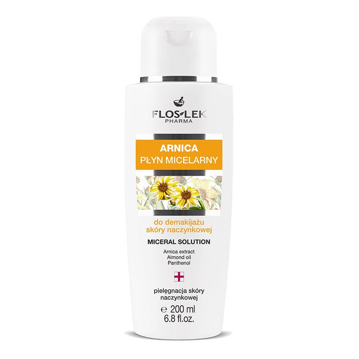 FlosLek Arnica Pharma Płyn Micelarny Do Demakijażu Skóry Naczynkowej 200ml