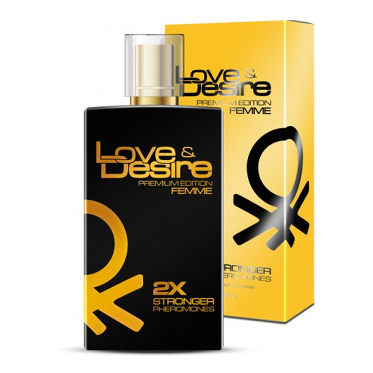 Love & Desire Premium edition femme 2x stronger pheromones feromony dla kobiet spray 100ml