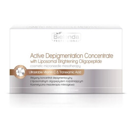 Aktywny Koncentrat Depigmentacyjny Z Liposomalnym Oligopeptydem Rozjaśniającym 10 ampułek