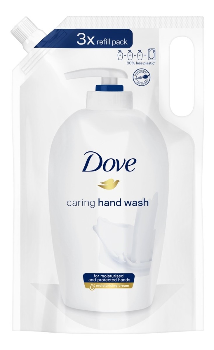 Caring Hand Wash Mydło w płynie kremowe - zapas