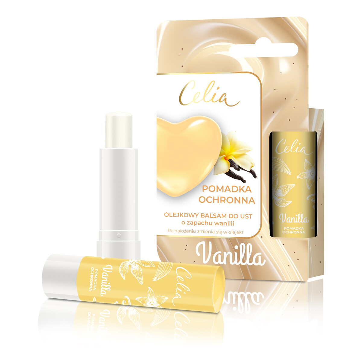 Celia Olejkowy Balsam do ust-vanilla 4g