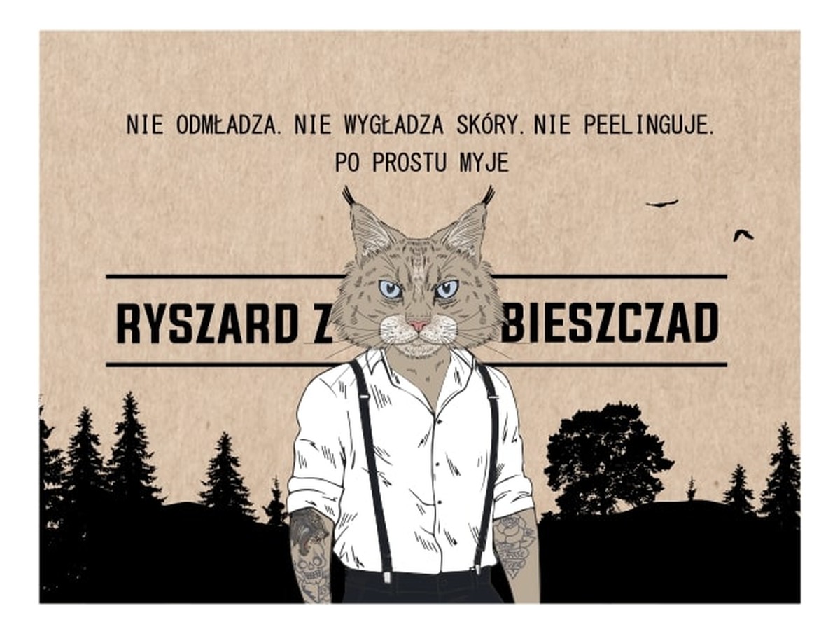 Mydło dla Mężczyzn w Kostce Ryszard z Bieszczad