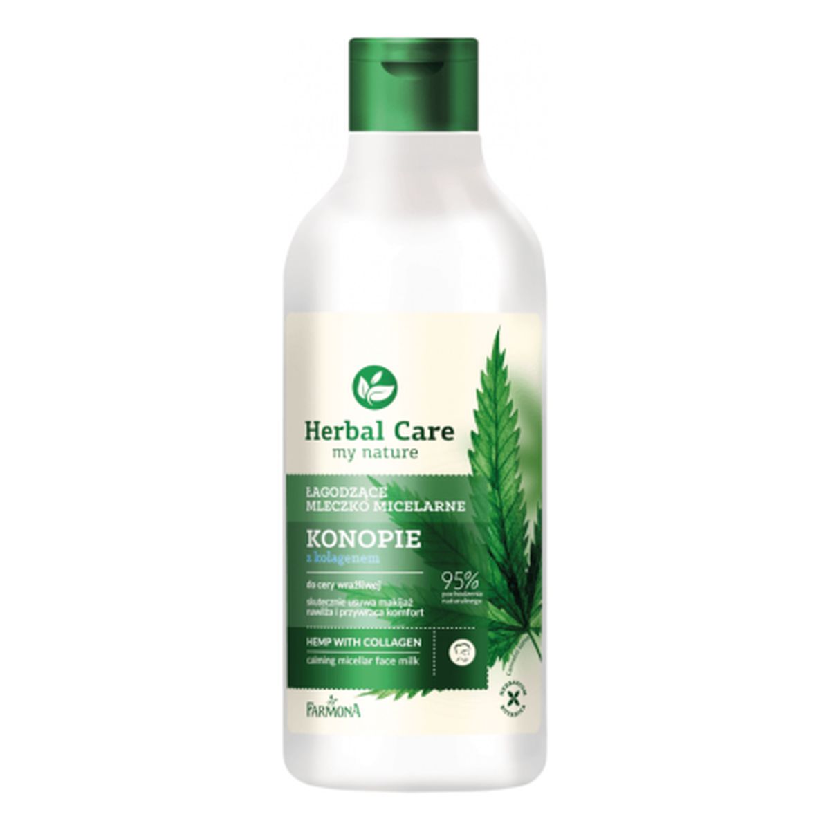 Farmona HERBAL Mleczko micelarne Konopie 400ml