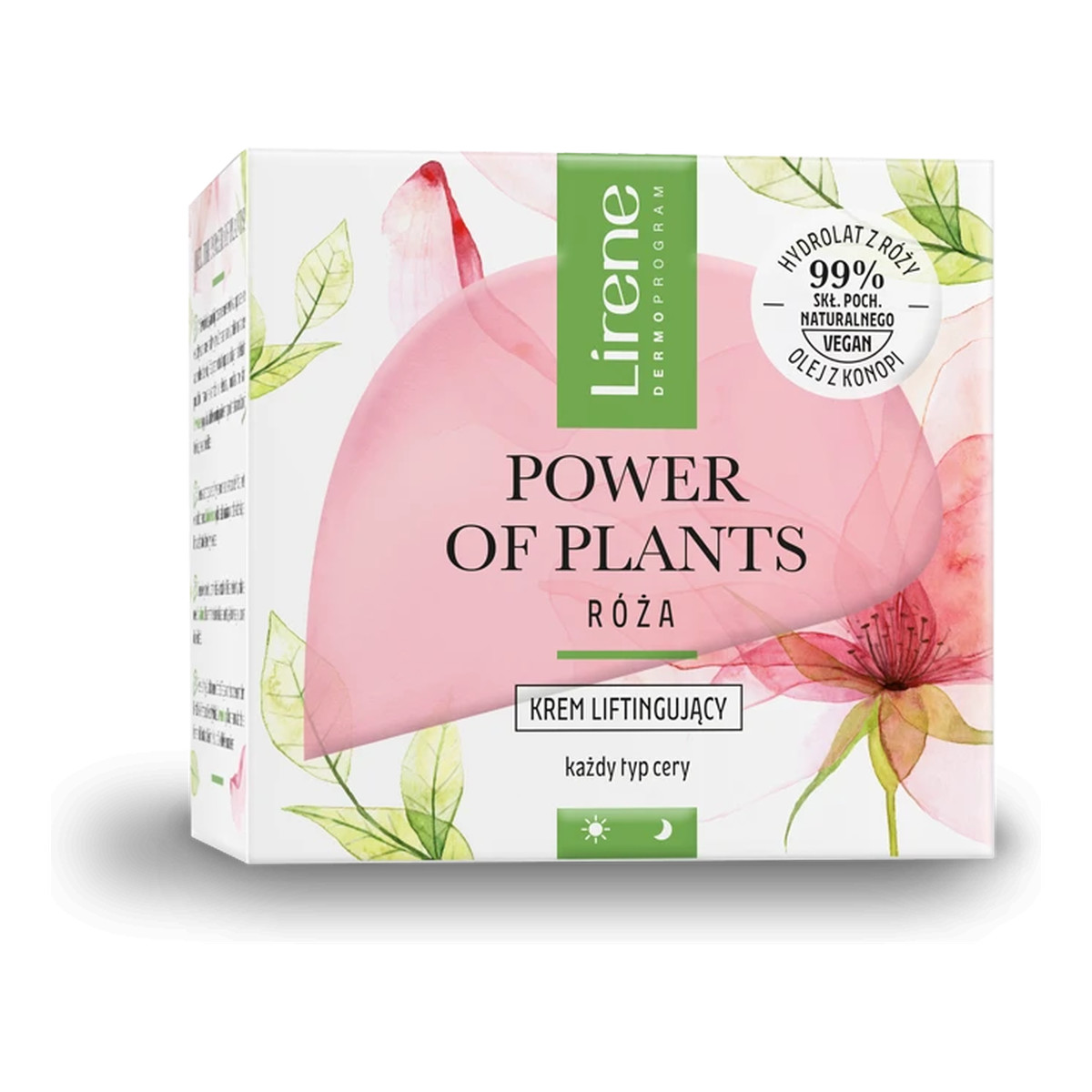 Lirene Power of Plants Krem liftingujący Róża 50ml