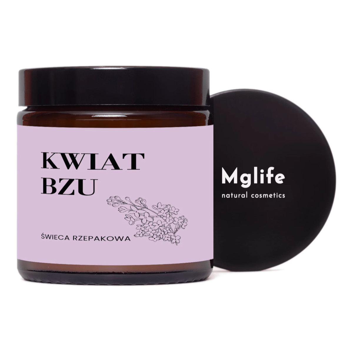 Mglife Świeca zapachowa Kwiat Bzu 120ml