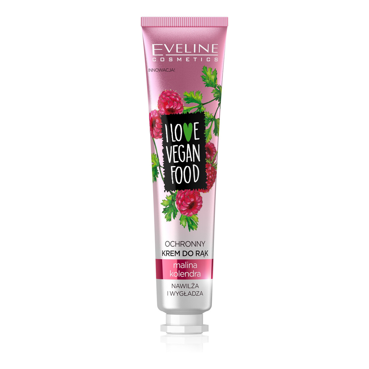 Eveline I Love Vegan Food Krem ochronny do rąk Malina i Kolendra 50ml