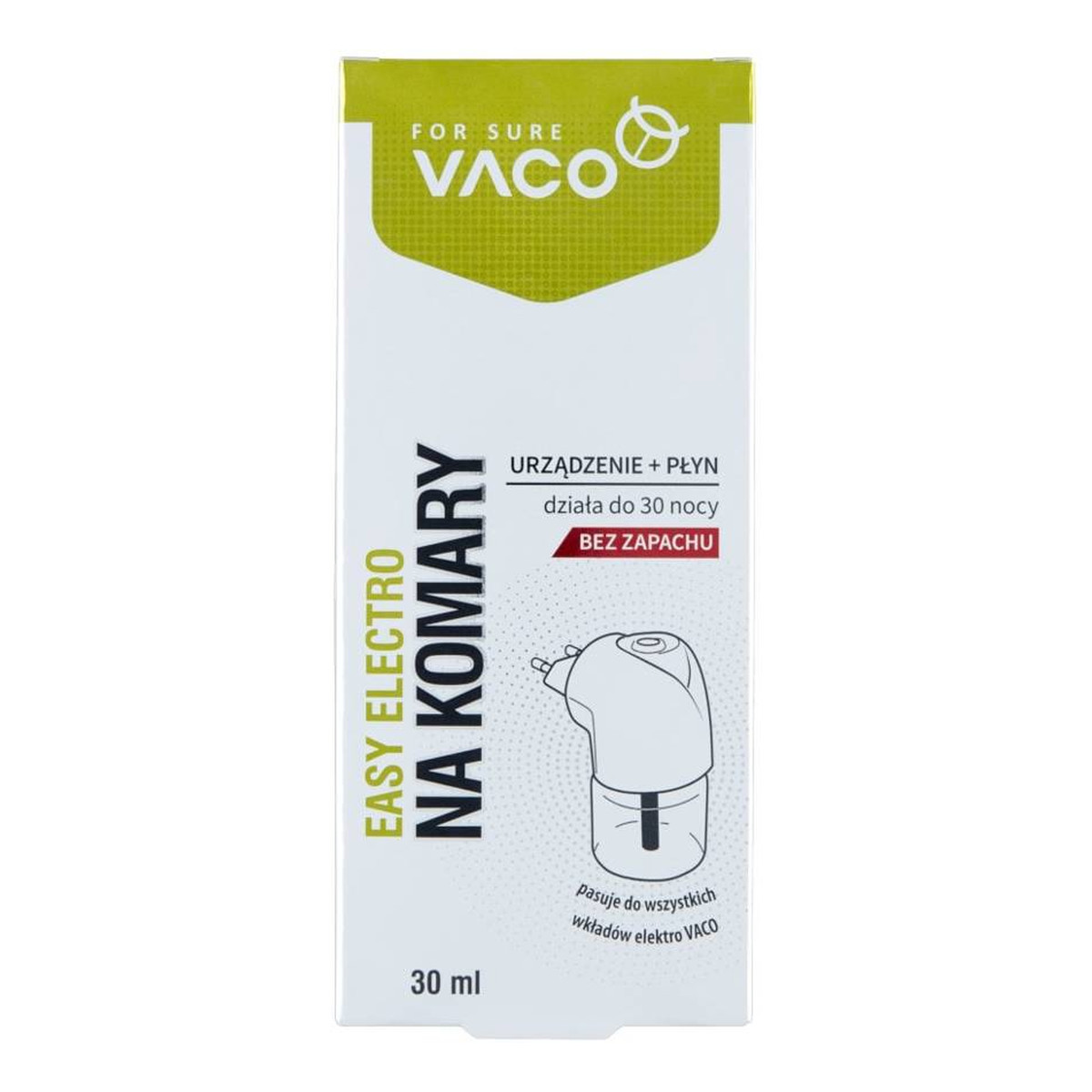 Vaco Easy Electro Elektrofumigator przeciw komarom + płyn 30ml