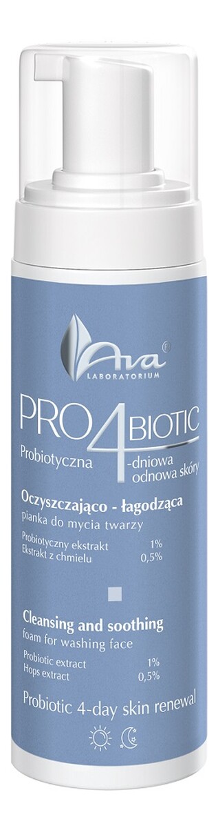 Pro4biotic oczyszczająco-łagodząca pianka do mycia twarzy