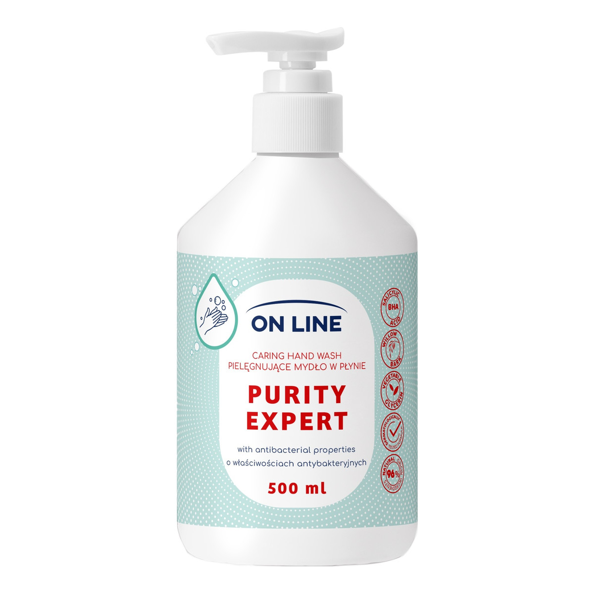 Forte Sweeden ON LINE Hipo Allergenic Pielęgnujące Mydło w płynie alantoina&gliceryna 500ml